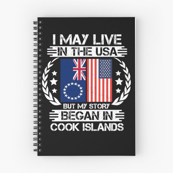 Item preview, I May Live In The USA But My Story Began In Cook Islands designed and sold by CosmoKitsch.