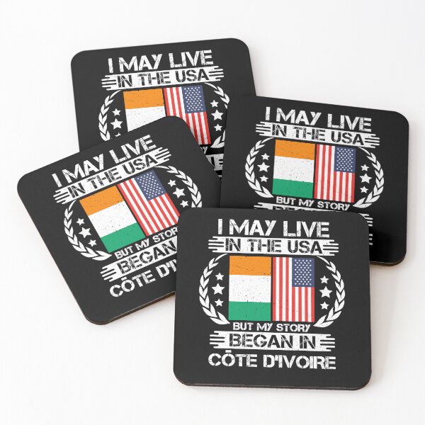 Item preview, I May Live In The USA But My Story Began In Côte D'ivoire designed and sold by CosmoKitsch.