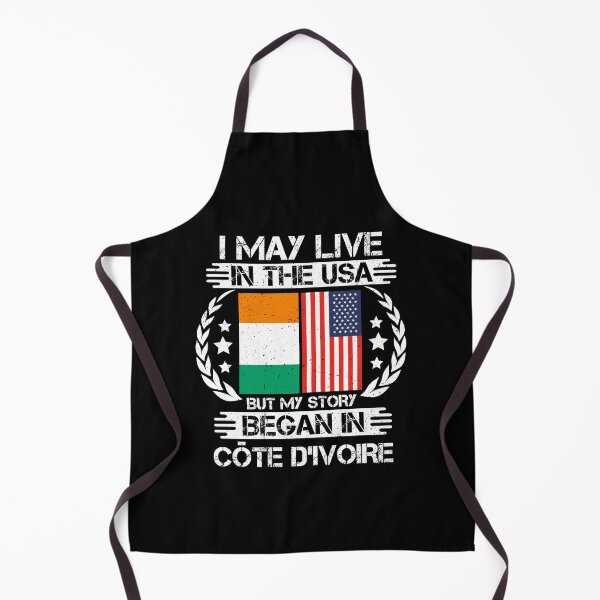 Item preview, I May Live In The USA But My Story Began In Côte D'ivoire designed and sold by CosmoKitsch.