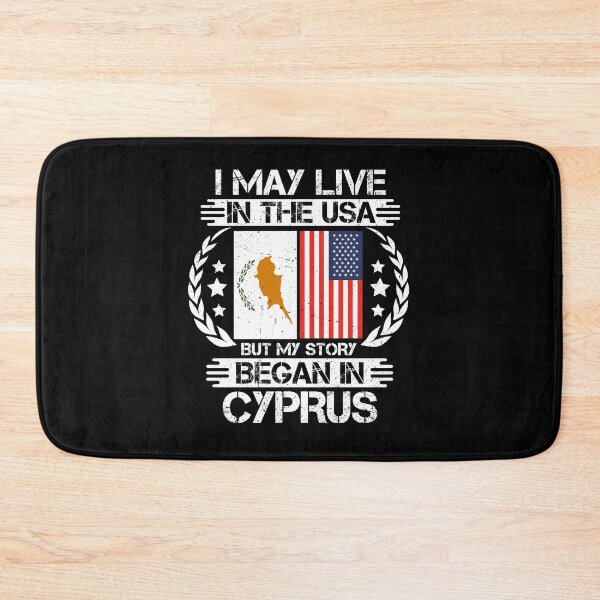 Item preview, I May Live In The USA But My Story Began In Cyprus  designed and sold by CosmoKitsch.