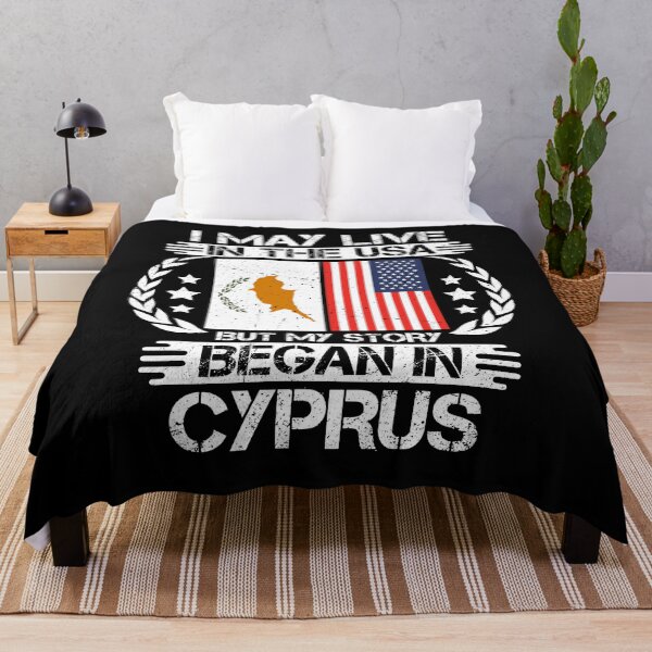Item preview, I May Live In The USA But My Story Began In Cyprus  designed and sold by CosmoKitsch.