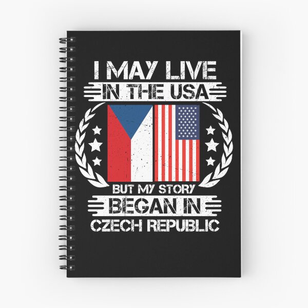 Item preview, I May Live In The USA But My Story Began In Czech Republic designed and sold by CosmoKitsch.