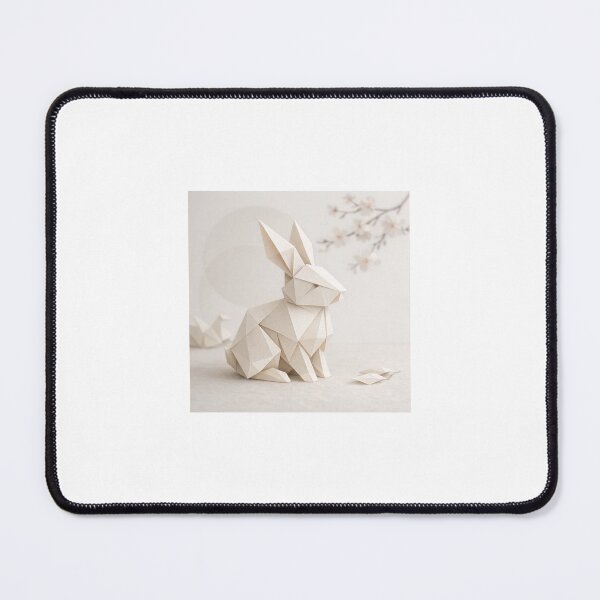 Item preview, Minimalist Origami Rabbit – Japanese Elegance in Folded Paper designed and sold by Lyvion design.