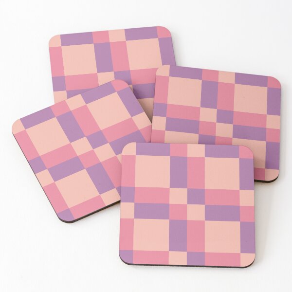 Item preview, Pink Rectangles and squares  seamless repeating pattern designed and sold by SeamlessDsign.