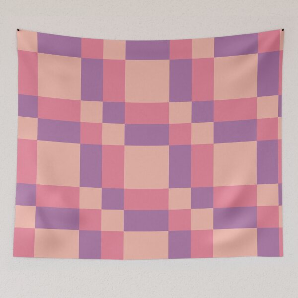 Item preview, Pink Rectangles and squares  seamless repeating pattern designed and sold by SeamlessDsign.