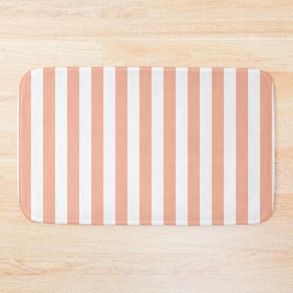 Item preview, Striped White And Peach Pattern designed and sold by pattern-archive.