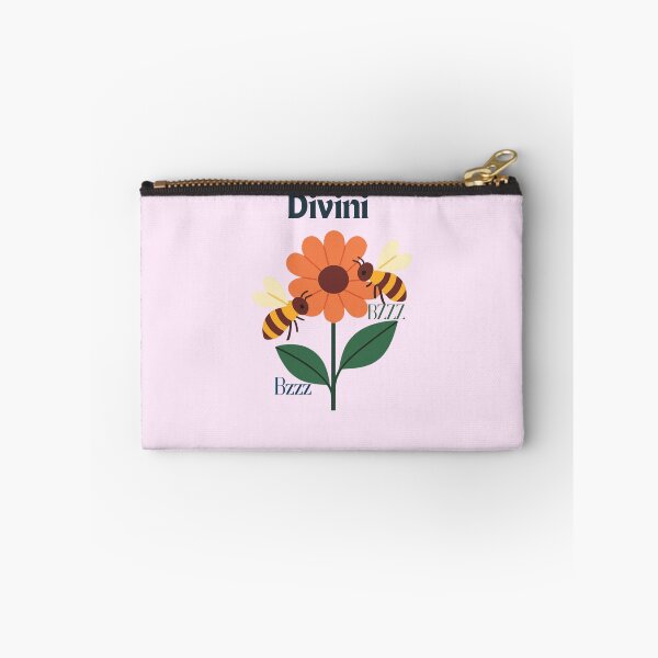 Item preview, Cute Bees Buzzing Around Flower designed and sold by Divini_.