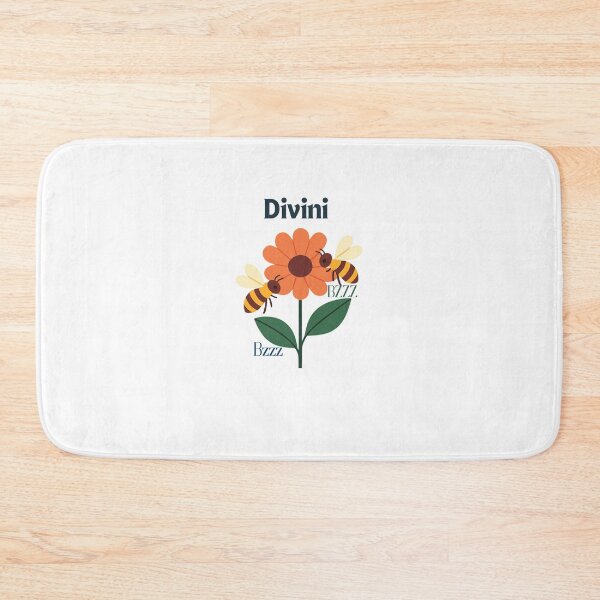Item preview, Cute Bees Buzzing Around Flower designed and sold by Divini_.