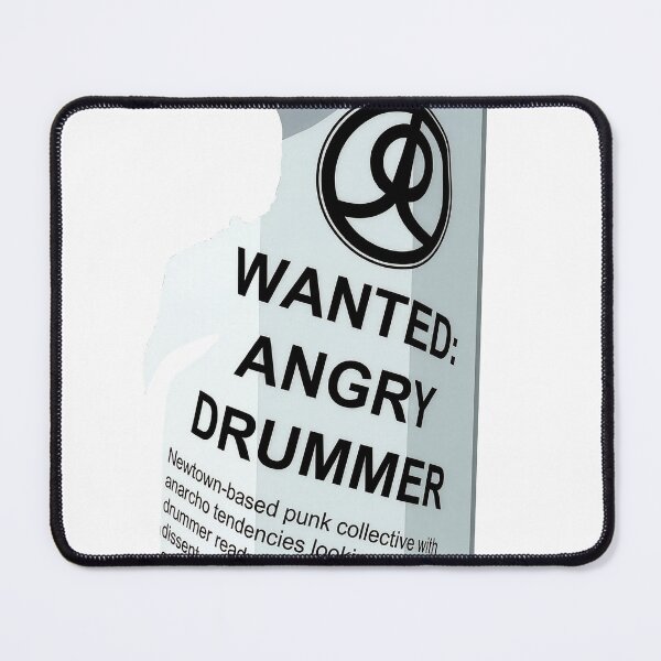 Item preview, Angry Drummer Wanted designed and sold by MyInnerWest.
