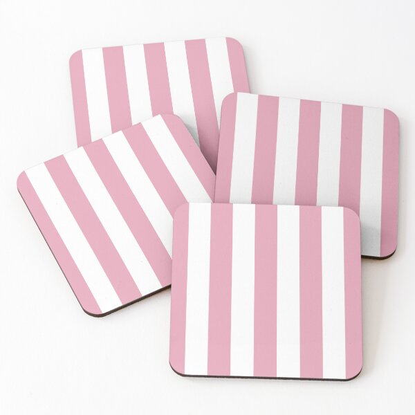 Item preview, Striped White And Rose Pattern designed and sold by pattern-archive.