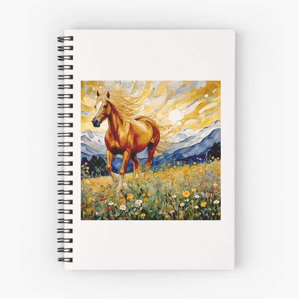 Item preview, Golden Strength: The Haflinger Horse in Line and Light #12 designed and sold by Helios Be. Lavsh.