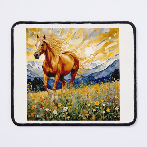 Item preview, Golden Strength: The Haflinger Horse in Line and Light #12 designed and sold by Helios Be. Lavsh.