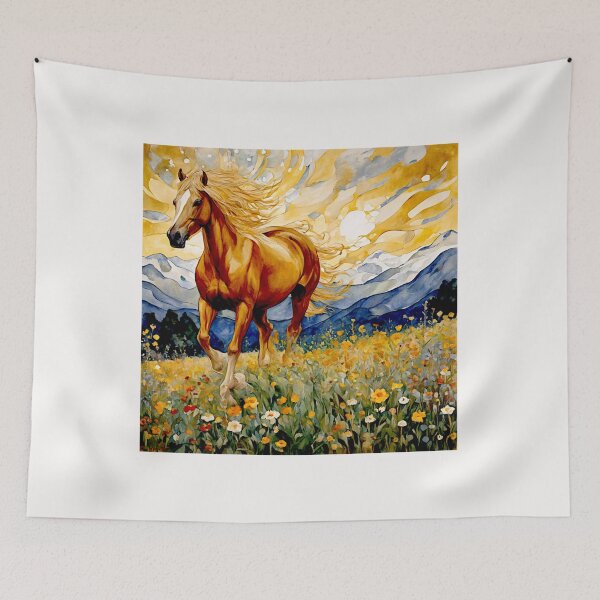 Item preview, Golden Strength: The Haflinger Horse in Line and Light #12 designed and sold by Helios Be. Lavsh.