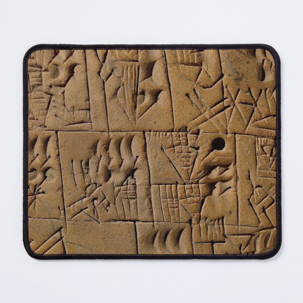 Item preview, Ancient Beer “Tablet” – Early Mesopotamian Writing Tablet (3100–3000 BCE) designed and sold by Plastic Memory Archive.