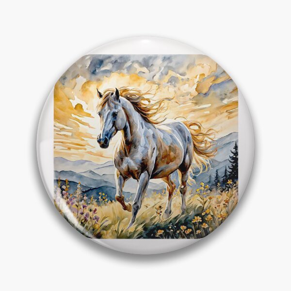 Item preview, Golden Strength: The Haflinger Horse in Line and Light #14 designed and sold by Helios Be. Lavsh.