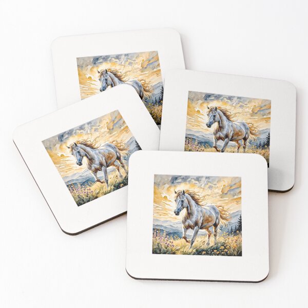 Item preview, Golden Strength: The Haflinger Horse in Line and Light #14 designed and sold by Helios Be. Lavsh.