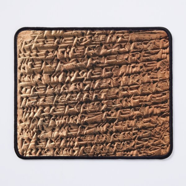 Item preview, Ancient Caravan “Tablet” – Old Assyrian Cuneiform Trade Record (20th–19th Century BCE) designed and sold by Plastic Memory Archive.
