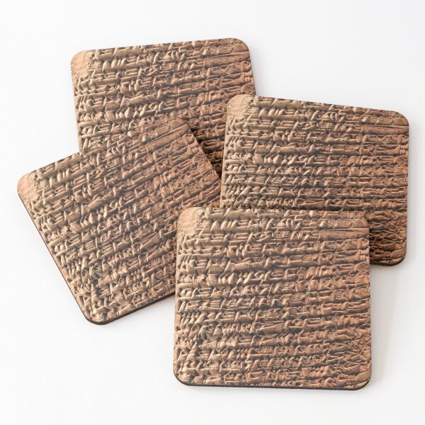 Item preview, Ancient Caravan “Tablet”  – Old Assyrian Cuneiform Trade Record (20th–19th Century BCE) designed and sold by Plastic Memory Archive.