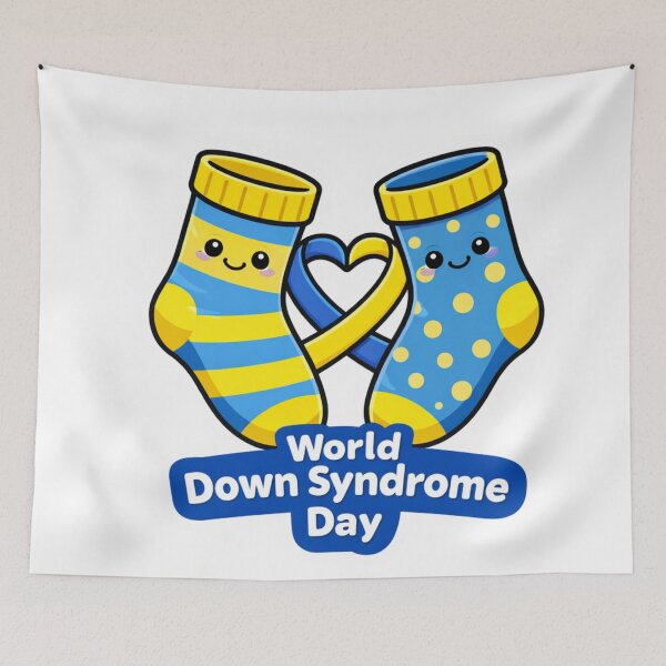 Item preview, World Down Syndrome Day Socks Awareness designed and sold by Combat Skies.