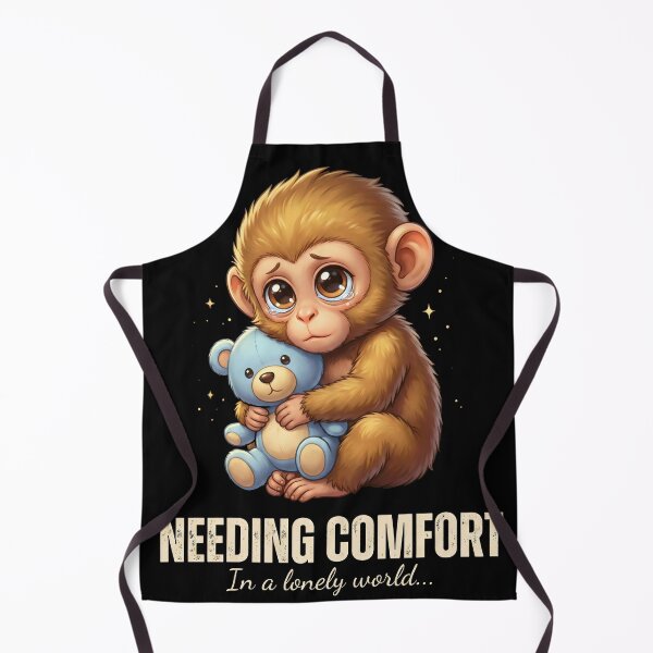 Item preview, Baby Punch Monkey Hugging Plush Toy | Love, Hugs & Friendship Illustration designed and sold by ArcaneArtistry.
