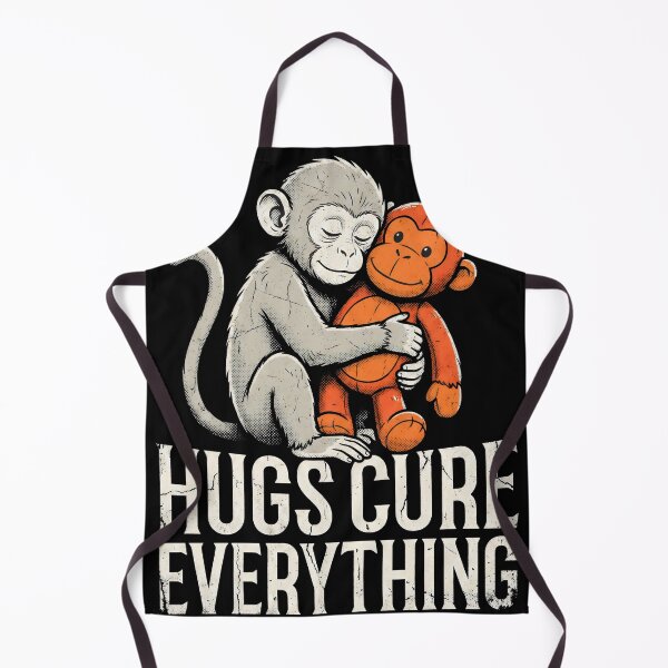 Item preview, Baby Punch Monkey Hugging Plush Toy | Love, Hugs & Friendship Illustration designed and sold by ArcaneArtistry.