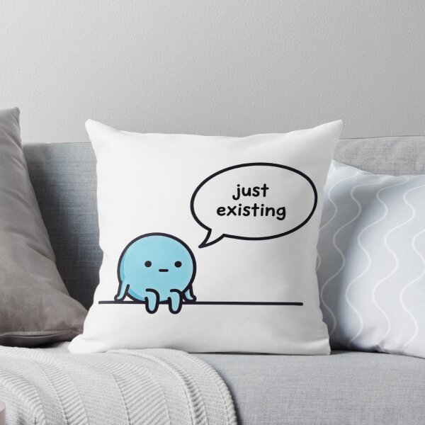 Item preview, "Just Existing" - Minimal Meme Design designed and sold by Shelley Noel.