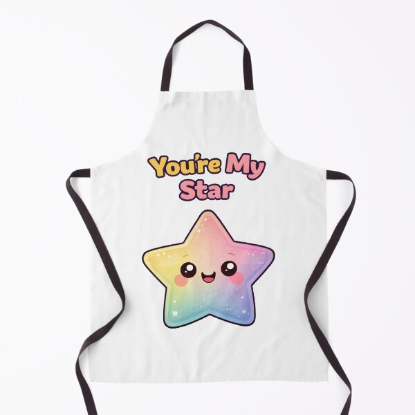Item preview, You're My Star Cute Kawaii Rainbow Star Design. designed and sold by The-T-In-Retro.