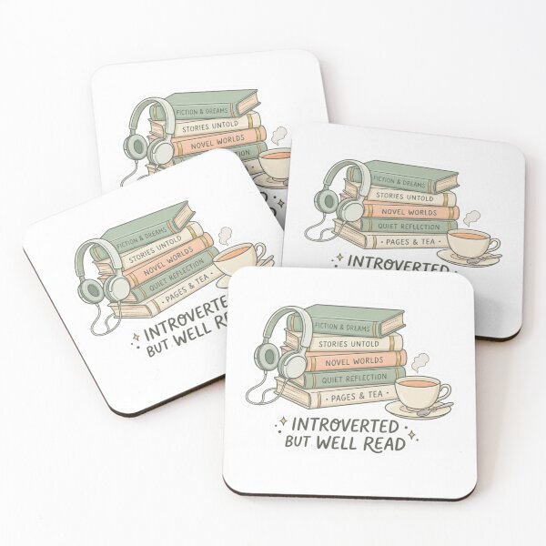 Item preview, Introverted But Well Read – Introvert Book Lover Cozy Reader Design designed and sold by SirensSageStone.