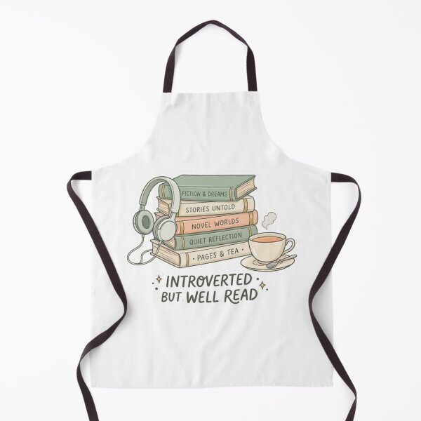 Item preview, Introverted But Well Read – Introvert Book Lover Cozy Reader Design designed and sold by SirensSageStone.