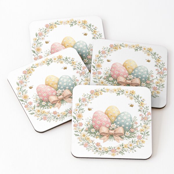 Item preview, Easter Eggs Cute Embroidery designed and sold by puki-ycdi.