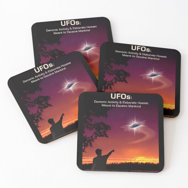 Item preview, UFOs: Demonic Activity and Elaborate Hoaxes Meant to Deceive Mankind Book Cover designed and sold by ✠Extra✠Ecclesiam✠Nulla✠Salus✠.