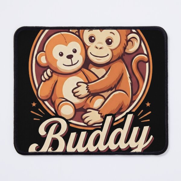 Item preview, Copy of Baby Punch Monkey Hugging Plush Toy | Love, Hugs & Friendship Illustration designed and sold by ArcaneArtistry.