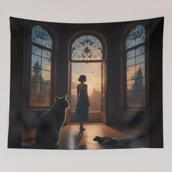 Item preview, The grace of shadows at the threshold to other worlds designed and sold by KunstGeist.