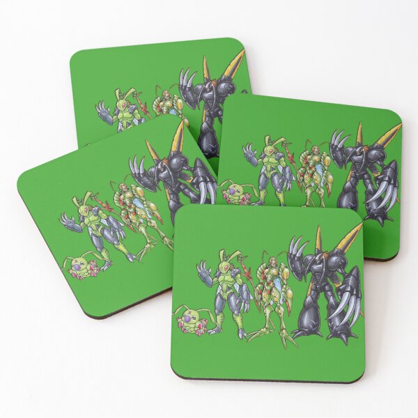 Item preview, Green Insect Warrior Evolution - Digital Forest Guardian Art. designed and sold by ChaosModeArt.