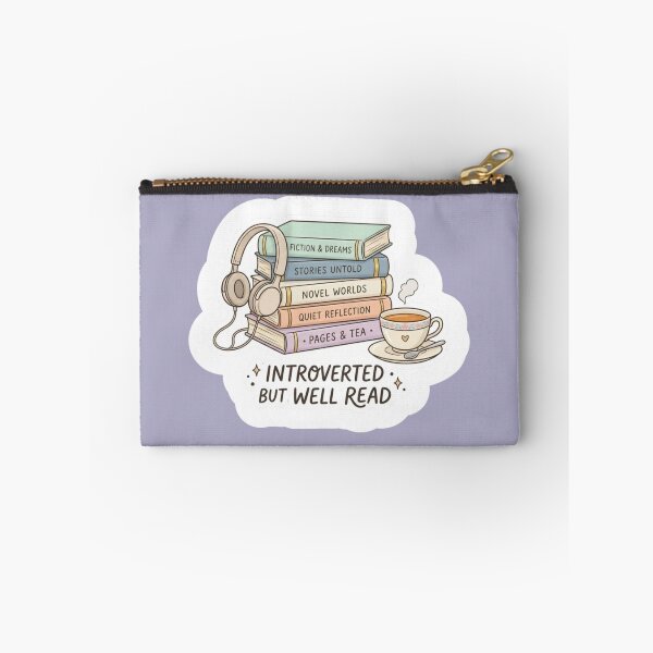 Item preview, Introverted But Well Read – Book Lover Introvert Cozy BookTok Reader Design designed and sold by SirensSageStone.