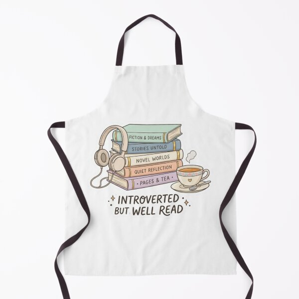Item preview, Introverted But Well Read – Book Lover Introvert Cozy BookTok Reader Design designed and sold by SirensSageStone.