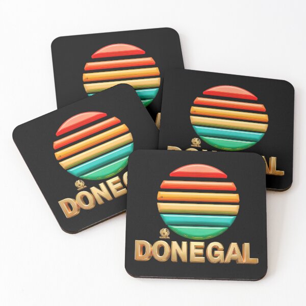Item preview, Donegal Retro Sunset 3D design County Donegal designed and sold by OliDesigns.
