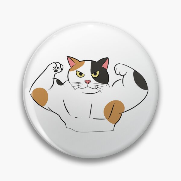 Item preview, Muscular calico cat designed and sold by natkale.
