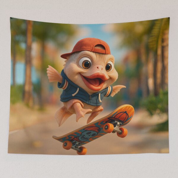 Item preview, Skater Red-Lipped Batfish designed and sold by Sillytoe.