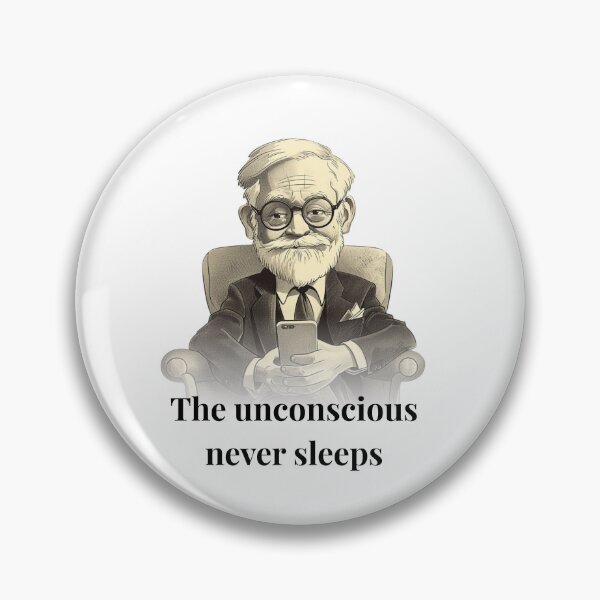 Item preview, The Unconscious Never Sleeps | Funny Psychology  Shirt | Therapist Gift | Psych Major | Ex Humor |  They Saw It Coming Collection designed and sold by De Aqui y de Alla Studio.