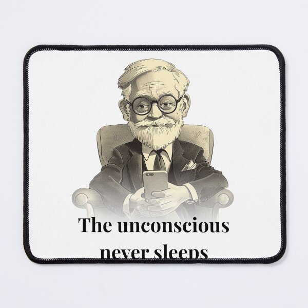 Item preview, The Unconscious Never Sleeps | Funny Psychology Shirt | Therapist Gift | Psych Major | Ex Humor | They Saw It Coming Collection designed and sold by De Aqui y de Alla Studio.