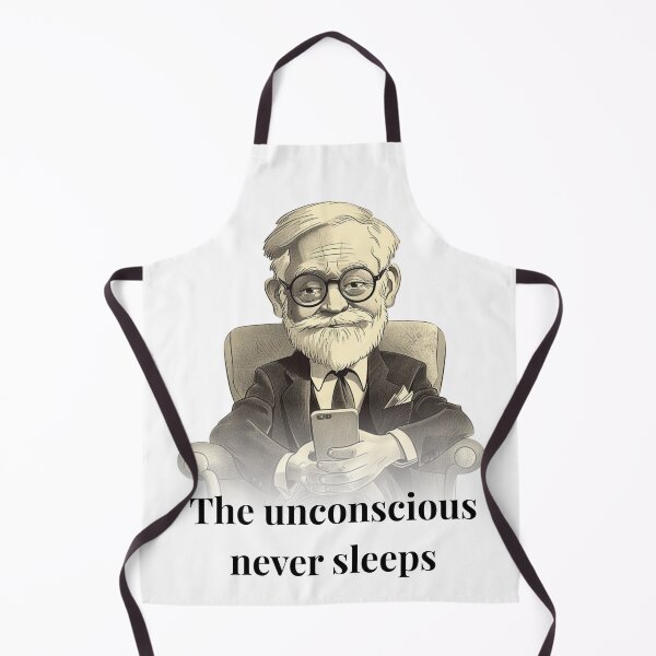 Item preview, The Unconscious Never Sleeps | Funny Psychology Shirt | Therapist Gift | Psych Major | Ex Humor | They Saw It Coming Collection designed and sold by De Aqui y de Alla Studio.