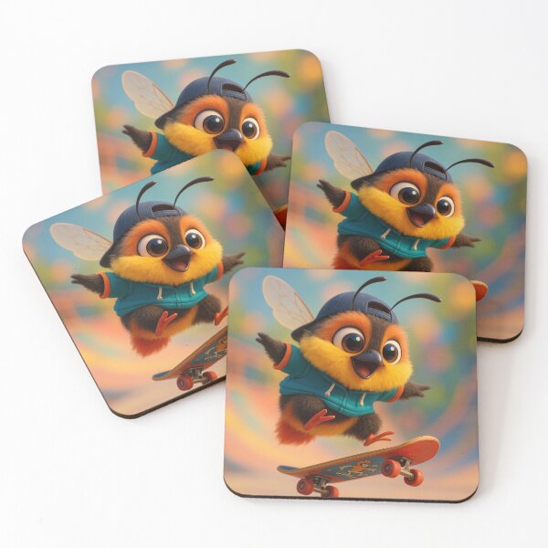 Item preview, Skater Red-Tailed Cuckoo Bumblebee designed and sold by Sillytoe.