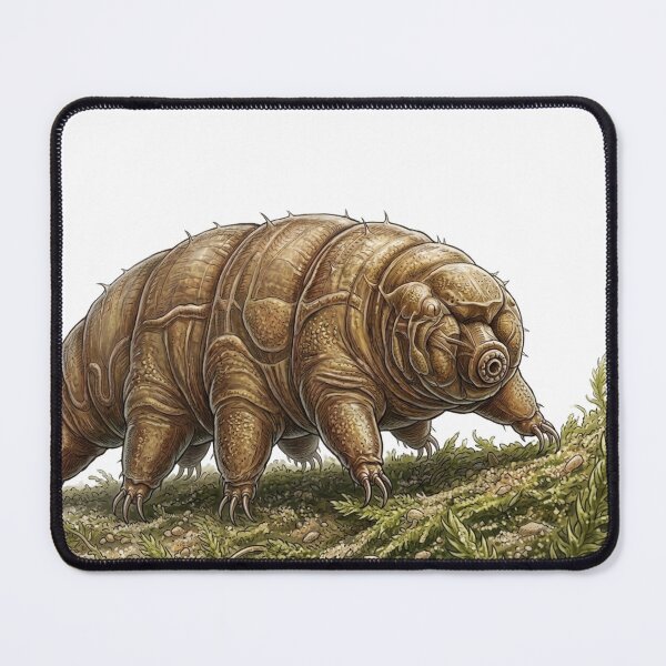 Item preview, Detailed Tardigrade Water Bear Illustration designed and sold by Chaoscience.