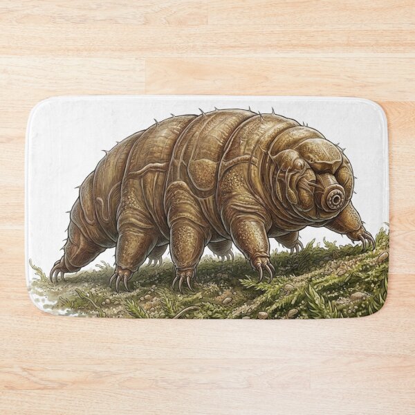 Item preview, Detailed Tardigrade Water Bear Illustration designed and sold by Chaoscience.