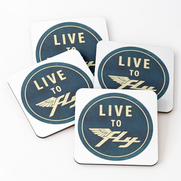 Item preview, Live to Fly – Vintage Aviation Sign designed and sold by PIXEL POP DESIGNS - Beyond the Norm!.