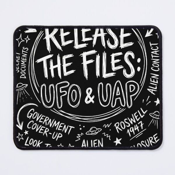 Item preview, Release the Files – UFO & UAP Disclosure Design | Alien Contact Conspiracy Roswell 1947 designed and sold by ArcaneArtistry.