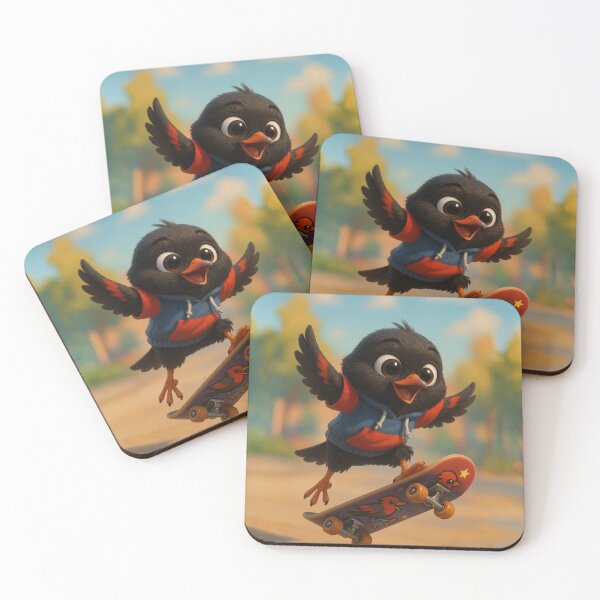 Item preview, Skater Red-Winged Blackbird designed and sold by Sillytoe.