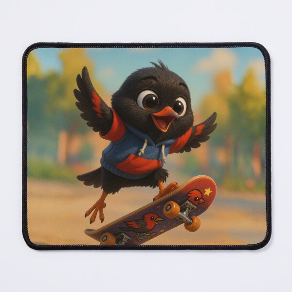 Item preview, Skater Red-Winged Blackbird designed and sold by Sillytoe.