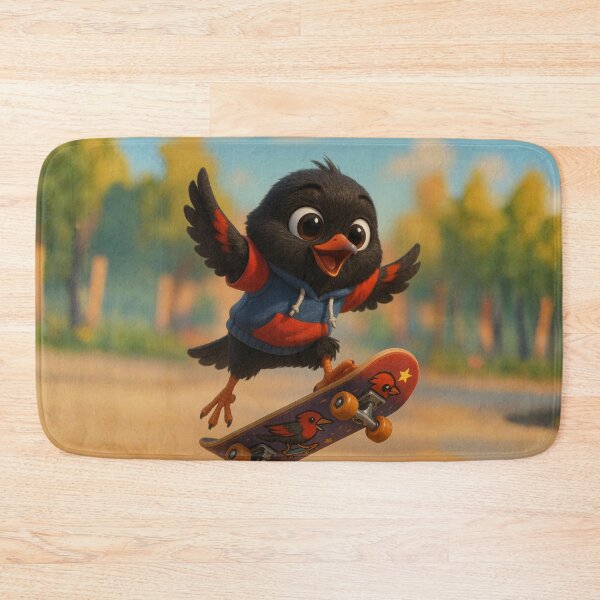Item preview, Skater Red-Winged Blackbird designed and sold by Sillytoe.